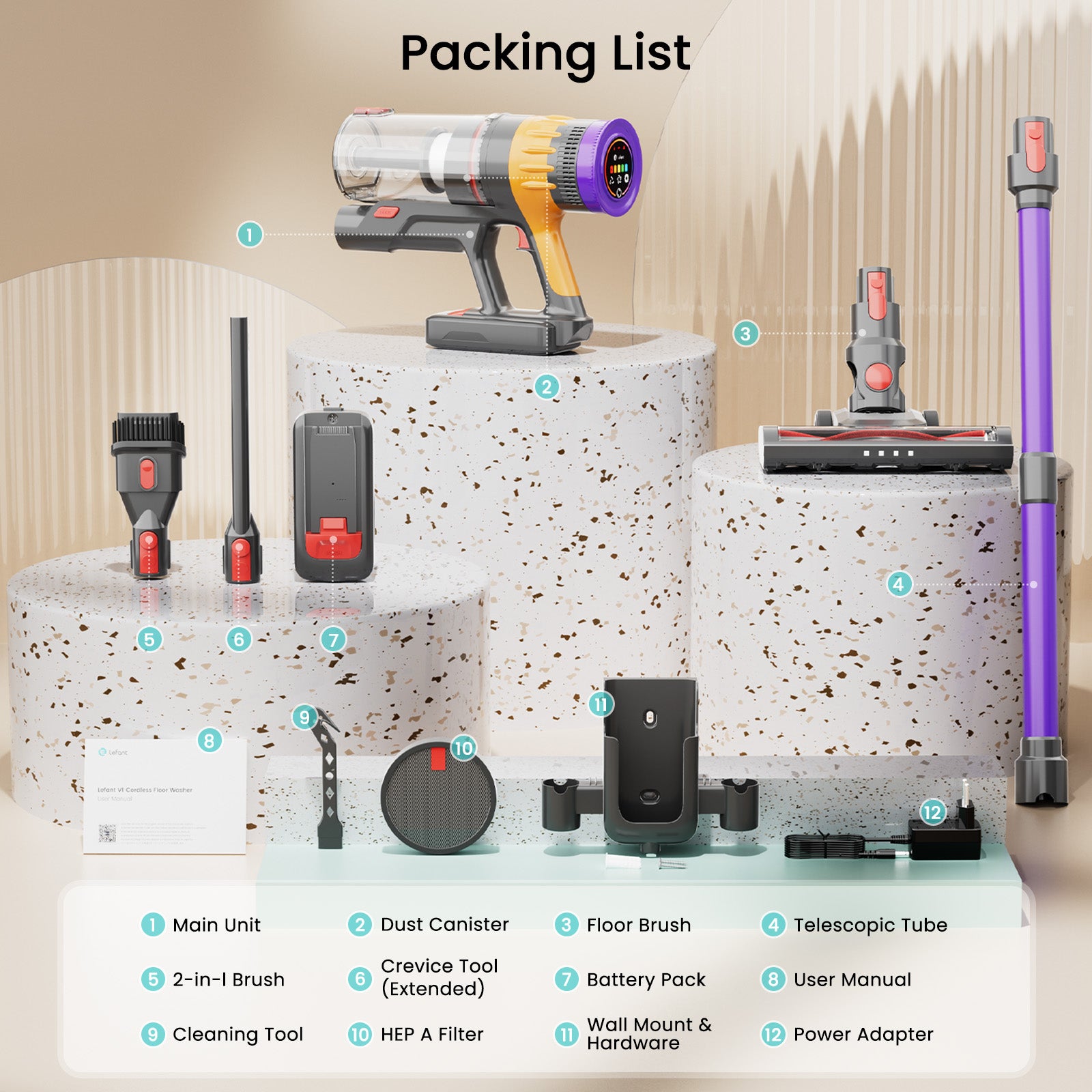 LEFANT V1 Cordless Vacuum Cleaner