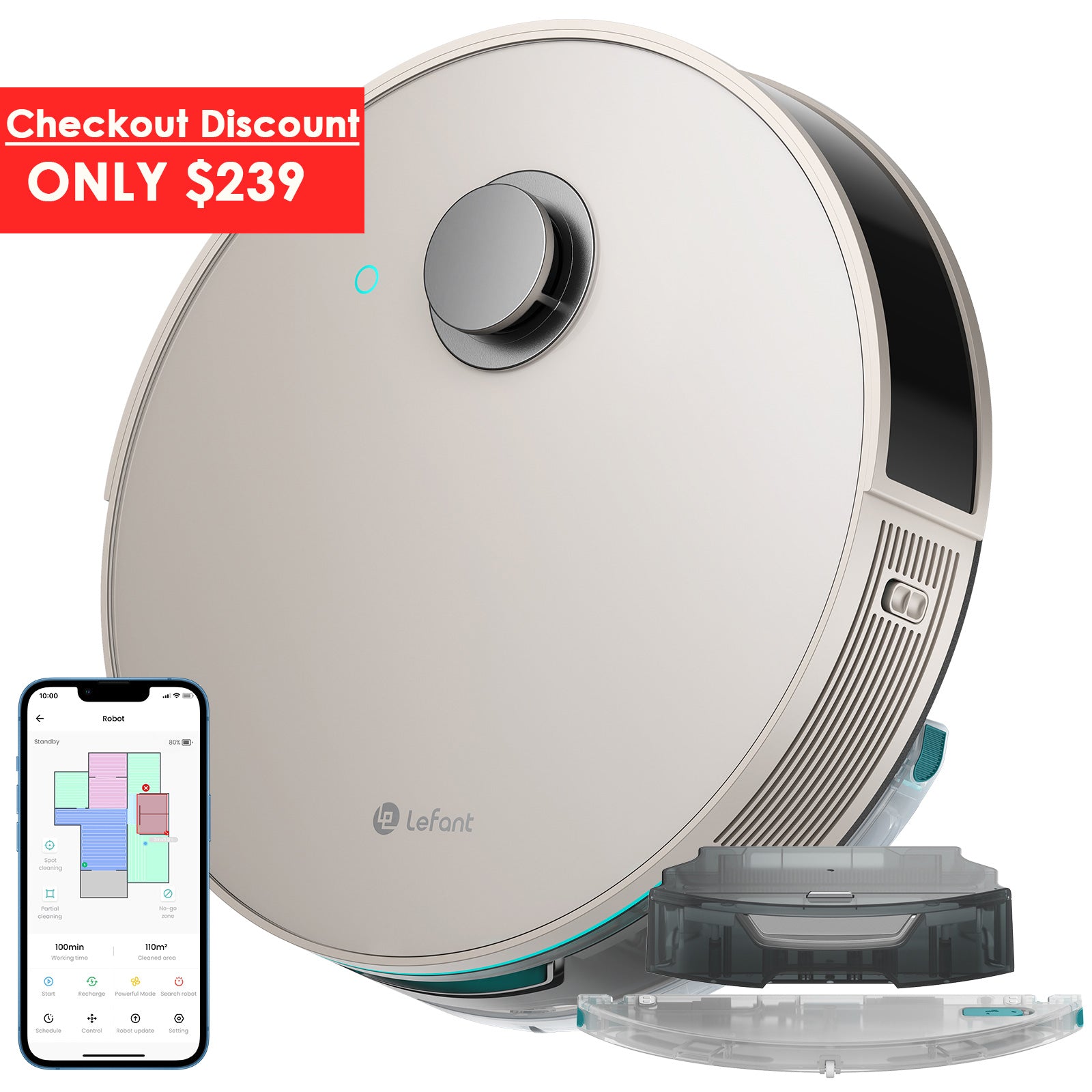 Lefant N3 Champagne white